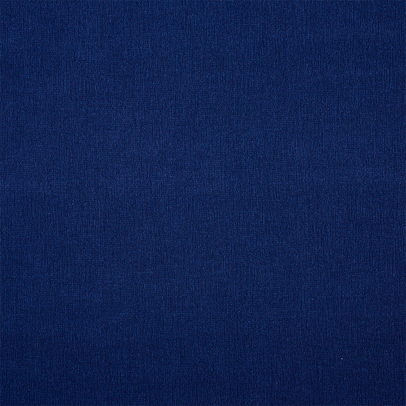 Indigo cotton fabric swatch with a subtle woven texture, suitable for upholstery or apparel.