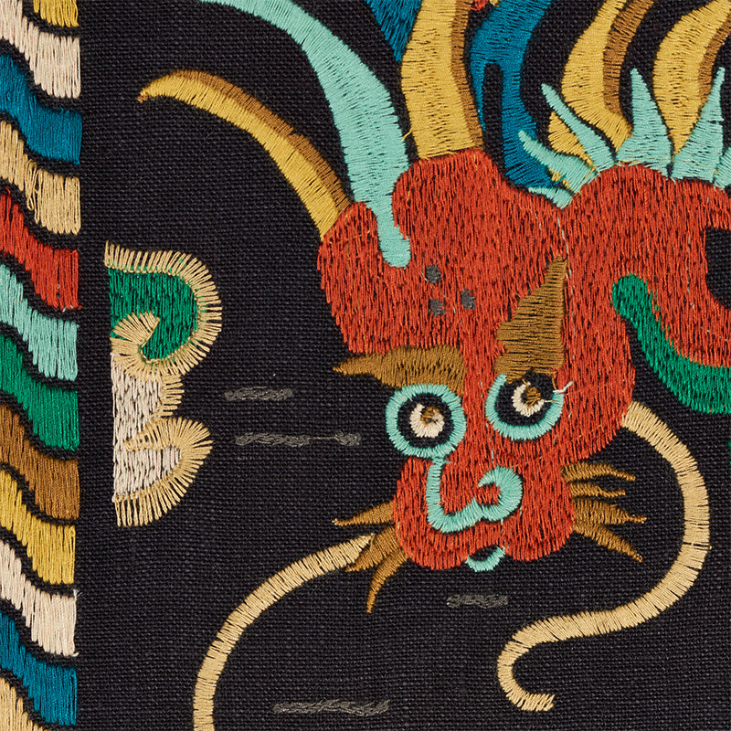 SCHUMACHER  FIRE BREATHER LOTAN DRAGON EMBROIDERY EMBROIDERIES EMBROIDERIES BLACK   - 78090