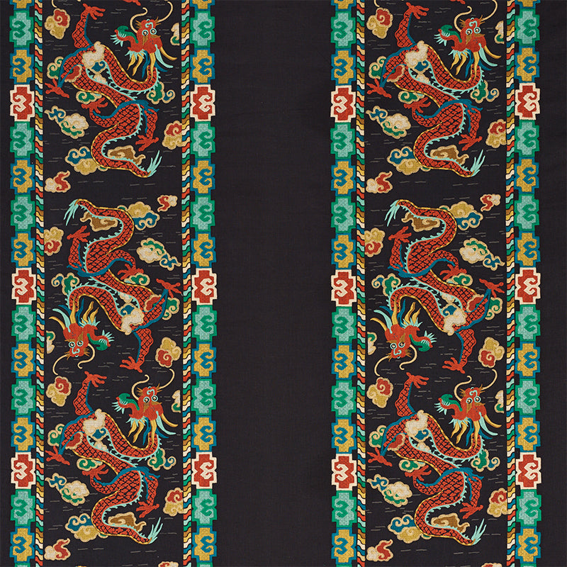 SCHUMACHER  FIRE BREATHER LOTAN DRAGON EMBROIDERY EMBROIDERIES EMBROIDERIES BLACK   - 78090