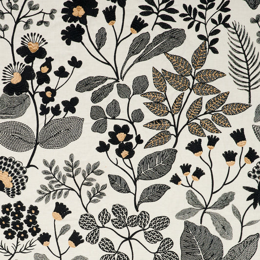 SCHUMACHER  EXQUISITE EMBROIDERIES EMALINE EMBROIDERY EMBROIDERIES EMBROIDERIES BLACK   - 78312
