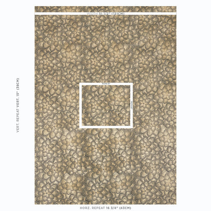 SCHUMACHER  EXQUISITE EMBROIDERIES LOTUS EMBROIDERY EMBROIDERIES EMBROIDERIES GOLD   - 78340