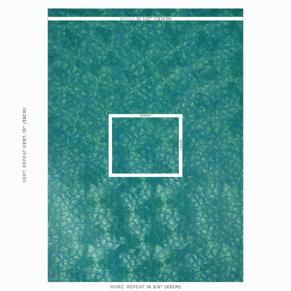 SCHUMACHER  EXQUISITE EMBROIDERIES LOTUS EMBROIDERY EMBROIDERIES EMBROIDERIES JADE   - 78342