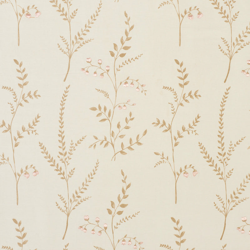 SCHUMACHER  EXQUISITE EMBROIDERIES Cynthia Embroidered Print EMBROIDERIES EMBROIDERIES NATURAL   - 78351