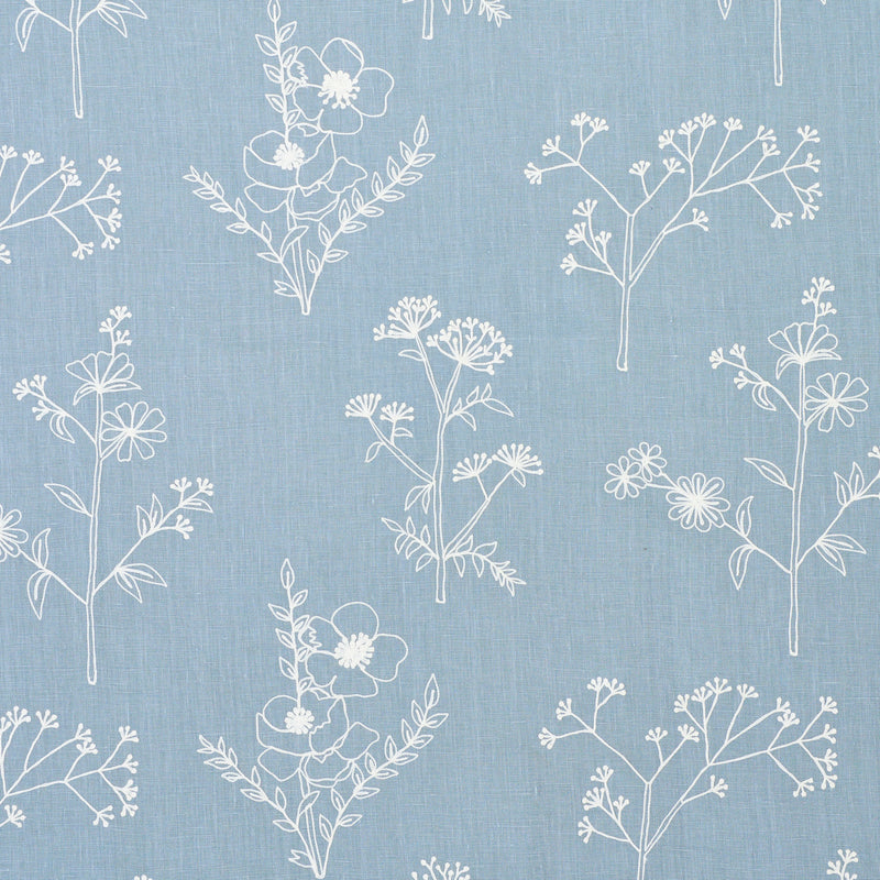 SCHUMACHER  EXQUISITE EMBROIDERIES LISBETH EMBROIDERY EMBROIDERIES EMBROIDERIES BLUE   - 78360