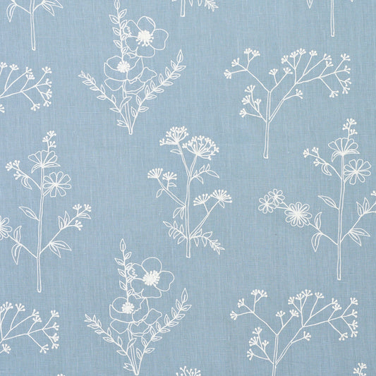 SCHUMACHER  EXQUISITE EMBROIDERIES LISBETH EMBROIDERY EMBROIDERIES EMBROIDERIES BLUE   - 78360