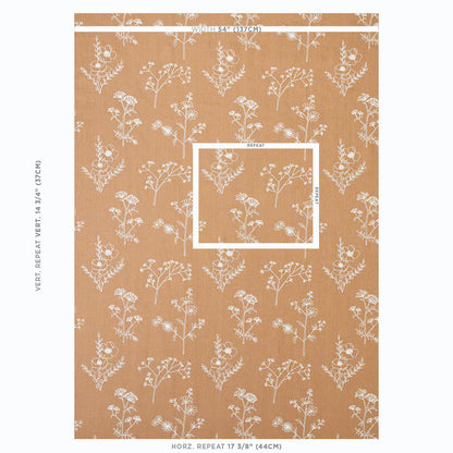 SCHUMACHER  EXQUISITE EMBROIDERIES LISBETH EMBROIDERY EMBROIDERIES EMBROIDERIES CAMEL   - 78361