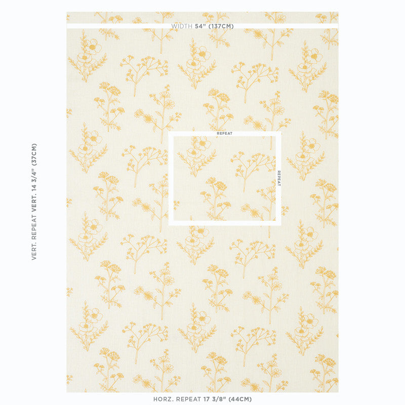SCHUMACHER  EXQUISITE EMBROIDERIES LISBETH EMBROIDERY EMBROIDERIES EMBROIDERIES MARIGOLD   - 78362