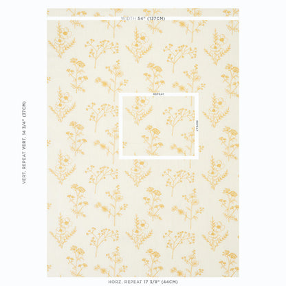 SCHUMACHER  EXQUISITE EMBROIDERIES LISBETH EMBROIDERY EMBROIDERIES EMBROIDERIES MARIGOLD   - 78362