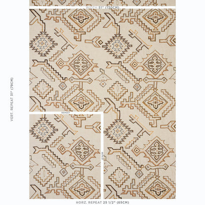 SCHUMACHER  EXQUISITE EMBROIDERIES Ezma Embroidery WOVEN WOVEN NEUTRAL   - 78380