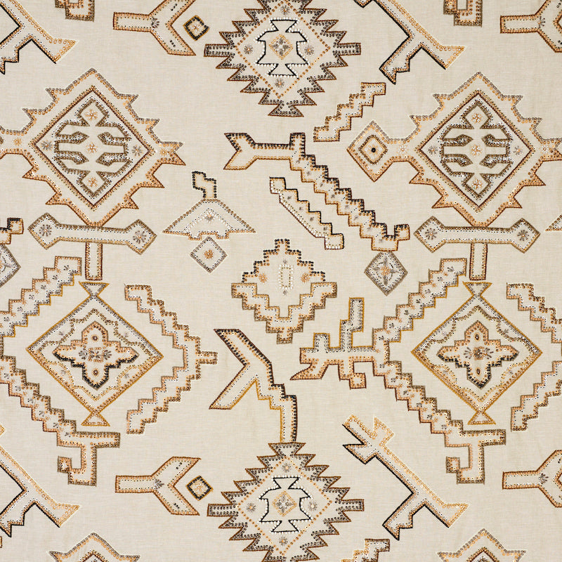 SCHUMACHER  EXQUISITE EMBROIDERIES Ezma Embroidery WOVEN WOVEN NEUTRAL   - 78380