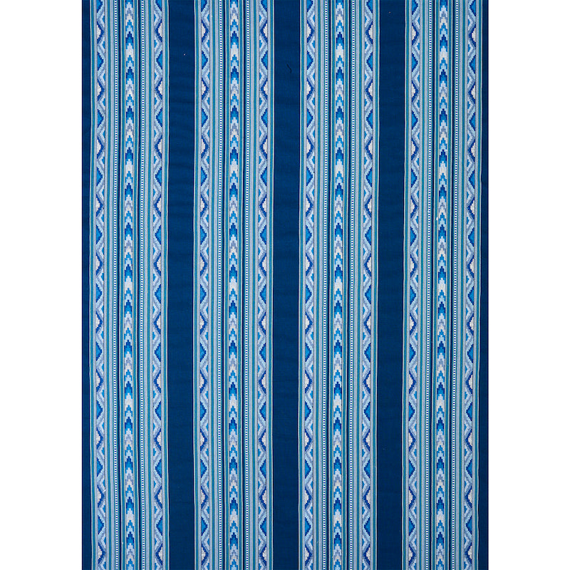 SCHUMACHER  EXQUISITE EMBROIDERIES ZARZUELA STRIPE EMBROIDERY EMBROIDERIES EMBROIDERIES INDIGO   - 78390
