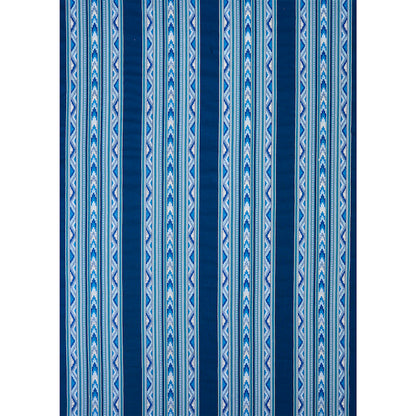 SCHUMACHER  EXQUISITE EMBROIDERIES ZARZUELA STRIPE EMBROIDERY EMBROIDERIES EMBROIDERIES INDIGO   - 78390