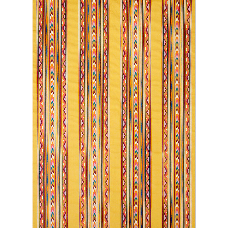 SCHUMACHER  EXQUISITE EMBROIDERIES ZARZUELA STRIPE EMBROIDERY EMBROIDERIES EMBROIDERIES SAFFRON   - 78391