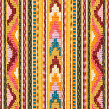 SCHUMACHER  EXQUISITE EMBROIDERIES ZARZUELA STRIPE EMBROIDERY EMBROIDERIES EMBROIDERIES SAFFRON   - 78391