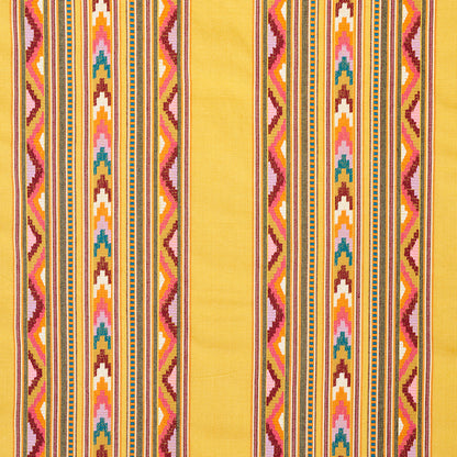 SCHUMACHER  EXQUISITE EMBROIDERIES ZARZUELA STRIPE EMBROIDERY EMBROIDERIES EMBROIDERIES SAFFRON   - 78391