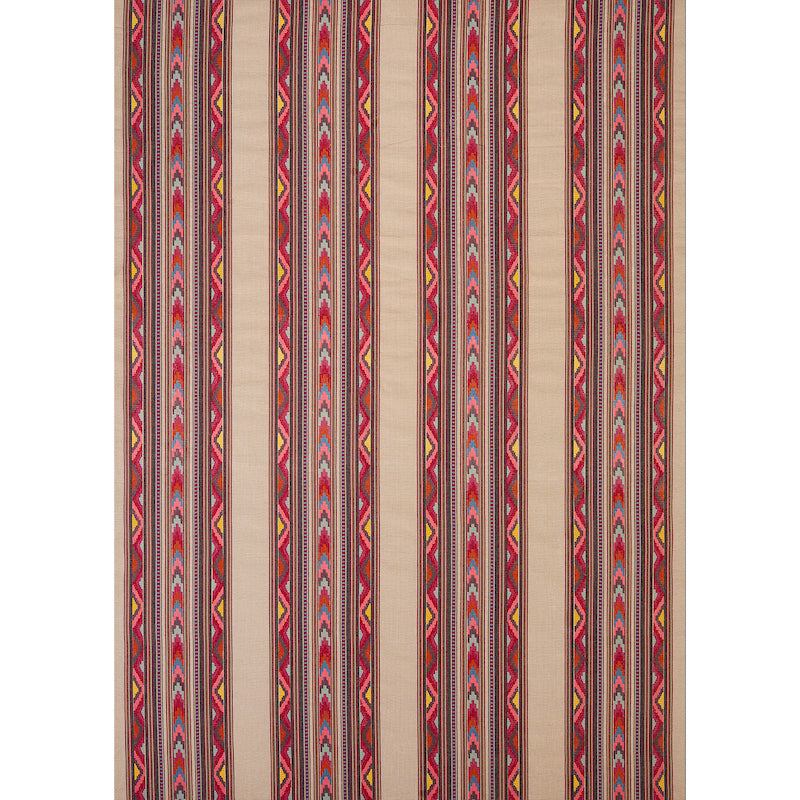 SCHUMACHER  EXQUISITE EMBROIDERIES ZARZUELA STRIPE EMBROIDERY PRINTS PRINTS MULTI   - 78392