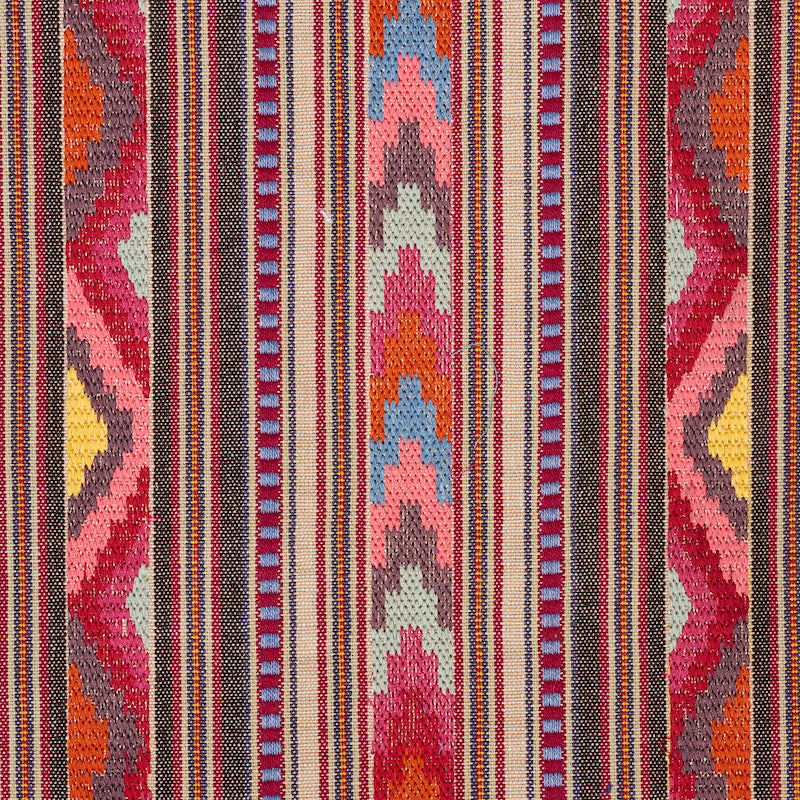 SCHUMACHER  EXQUISITE EMBROIDERIES ZARZUELA STRIPE EMBROIDERY PRINTS PRINTS MULTI   - 78392
