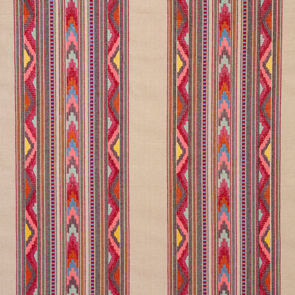SCHUMACHER  EXQUISITE EMBROIDERIES ZARZUELA STRIPE EMBROIDERY PRINTS PRINTS MULTI   - 78392