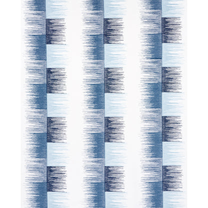 SCHUMACHER  UNCOMMON THREADS SUNBURST STRIPE EMBROIDERY EMBROIDERIES EMBROIDERIES BLUE   - 78404