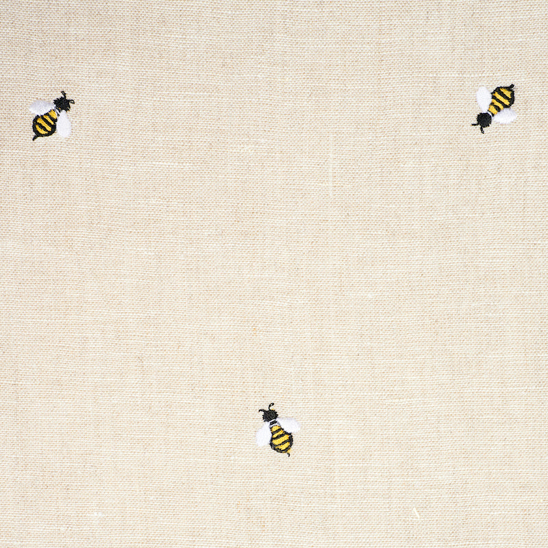 SCHUMACHER  EXQUISITE EMBROIDERIES HONEY BEE EMBROIDERY EMBROIDERIES EMBROIDERIES NATURAL   - 78420