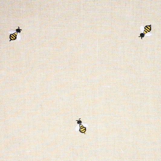 SCHUMACHER  EXQUISITE EMBROIDERIES HONEY BEE EMBROIDERY EMBROIDERIES EMBROIDERIES NATURAL   - 78420