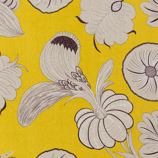 SCHUMACHER  RAOUL TEXTILES TONALA PRINTS PRINTS SULPHUR   - 784B82