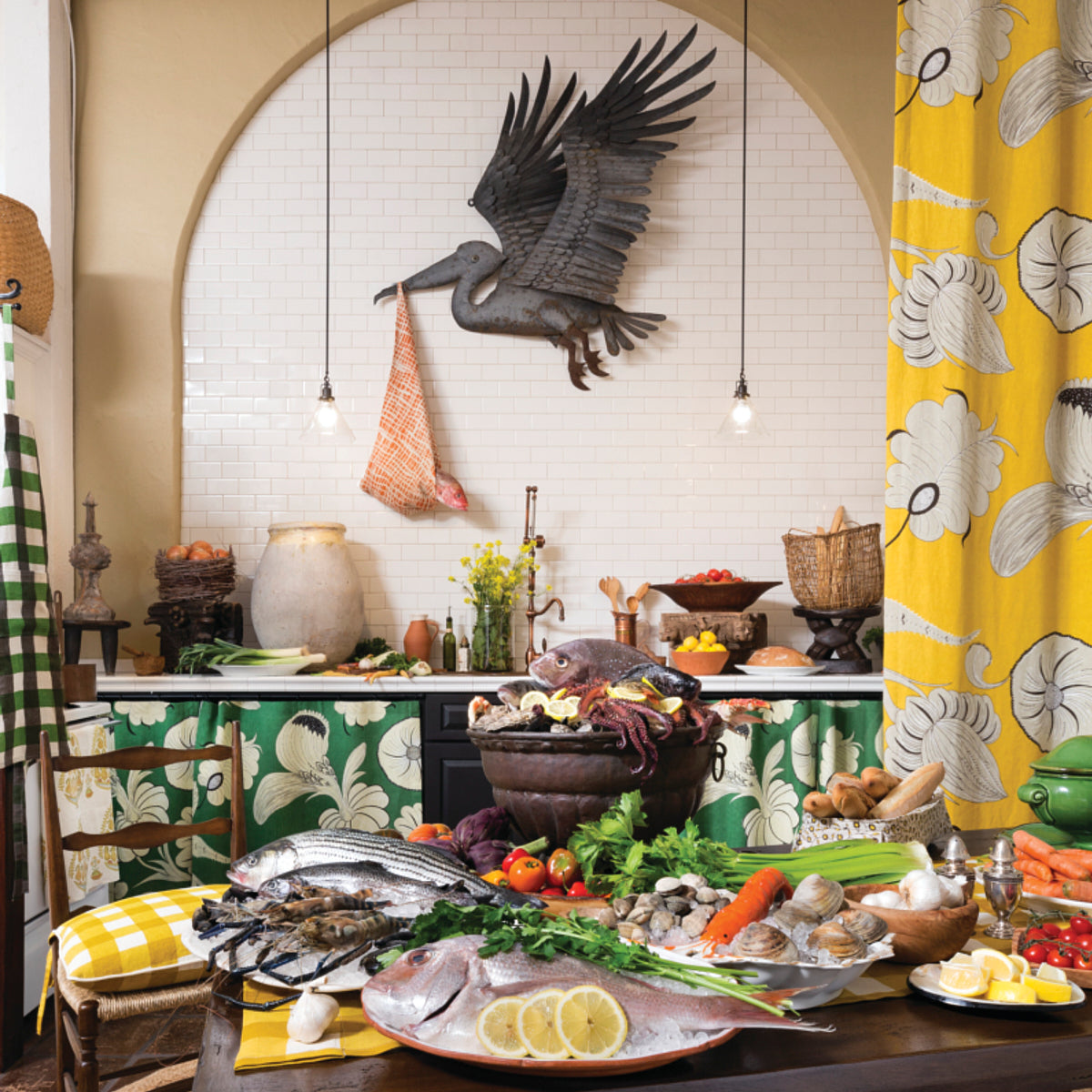 SCHUMACHER  RAOUL TEXTILES TONALA PRINTS PRINTS VERDE   - 784B94