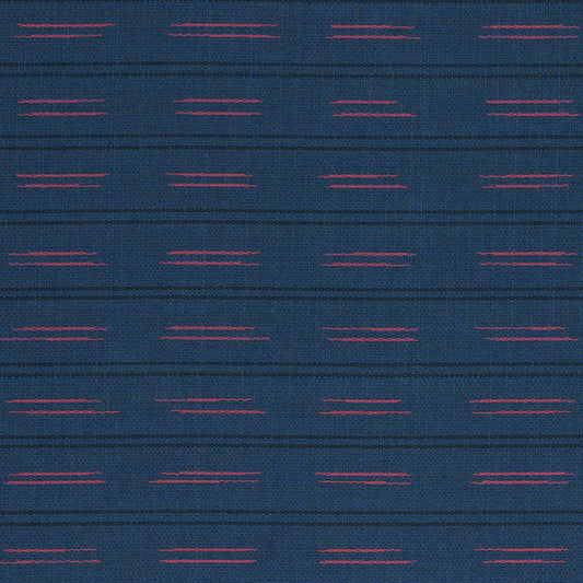 SCHUMACHER  INDOOR/OUTDOOR: PRINTS & WOVENS AINSLEY STRIPE INDOOR/OUTDOOR INDOOR/OUTDOOR,PATTERN WOVENS,HIGH PERFORMANCE INDOOR/OUTDOOR,PATTERN WOVENS,HIGH PERFORMANCE NAVY   - 78581