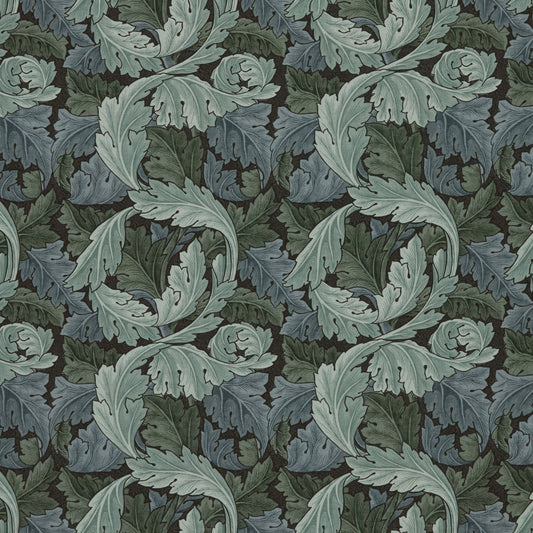 STOUT TEXTILES  MULTIPURPOSE,PRINT TRADITIONAL, LEAF INDIGO,INK   - 7859-3