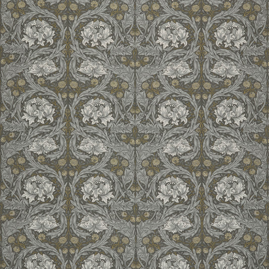 STOUT TEXTILES  MULTIPURPOSE,PRINT TRADITIONAL, LEAF SLATE   - 7860-2