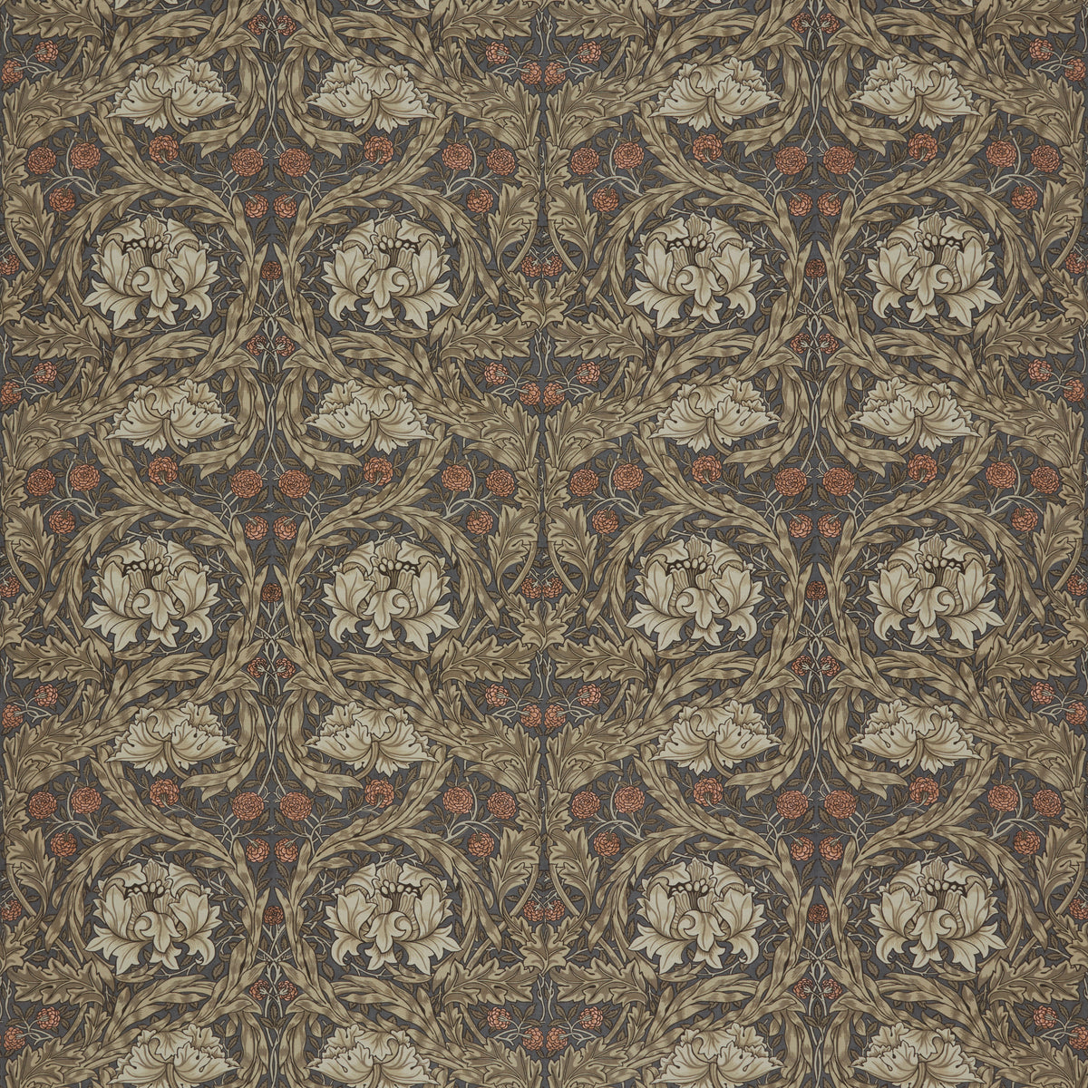 STOUT TEXTILES  MULTIPURPOSE,PRINT TRADITIONAL, LEAF TWIG   - 7860-4