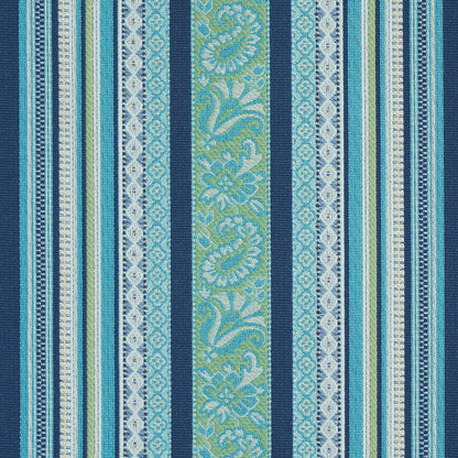 SCHUMACHER  RIVE GAUCHE MARKOVA STRIPE PATTERN WOVENS PATTERN WOVENS NAVY   - 78602