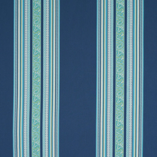 SCHUMACHER  RIVE GAUCHE MARKOVA STRIPE PATTERN WOVENS PATTERN WOVENS NAVY   - 78602