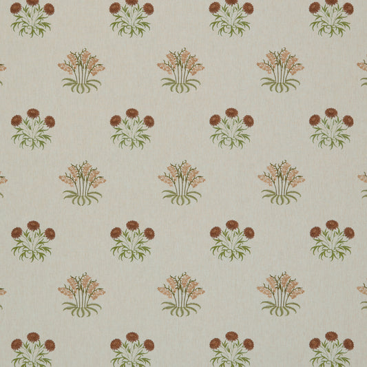 STOUT TEXTILES  DRAPERY,EMBROIDERIES TRADITIONAL, FLORAL PEPPER   - 7862-1