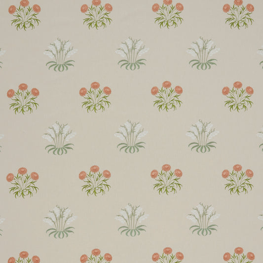 STOUT TEXTILES  DRAPERY,EMBROIDERIES TRADITIONAL, FLORAL SAGE   - 7862-2