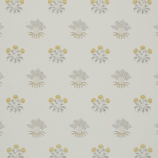 STOUT TEXTILES  DRAPERY,EMBROIDERIES TRADITIONAL, FLORAL GOLD   - 7862-3