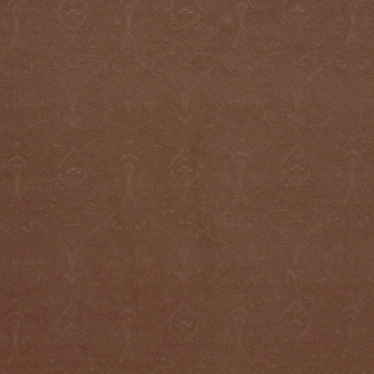 STOUT TEXTILES  UPHOLSTERY,VELVET TRADITIONAL, FLORAL SIENNA   - 7863-2