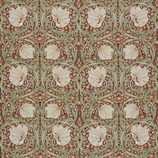 STOUT TEXTILES  MULTIPURPOSE,PRINT TRADITIONAL, FLORAL CABERNET,WINE   - 7865-1