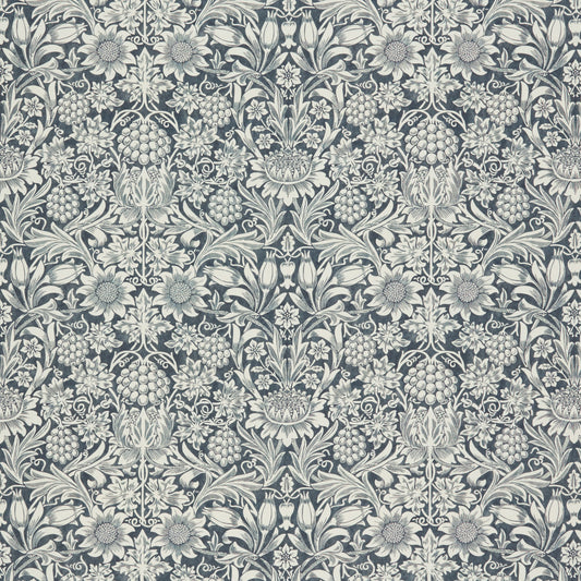 STOUT TEXTILES  MULTIPURPOSE,PRINT TRADITIONAL, FLORAL INDIGO,INK   - 7867-2