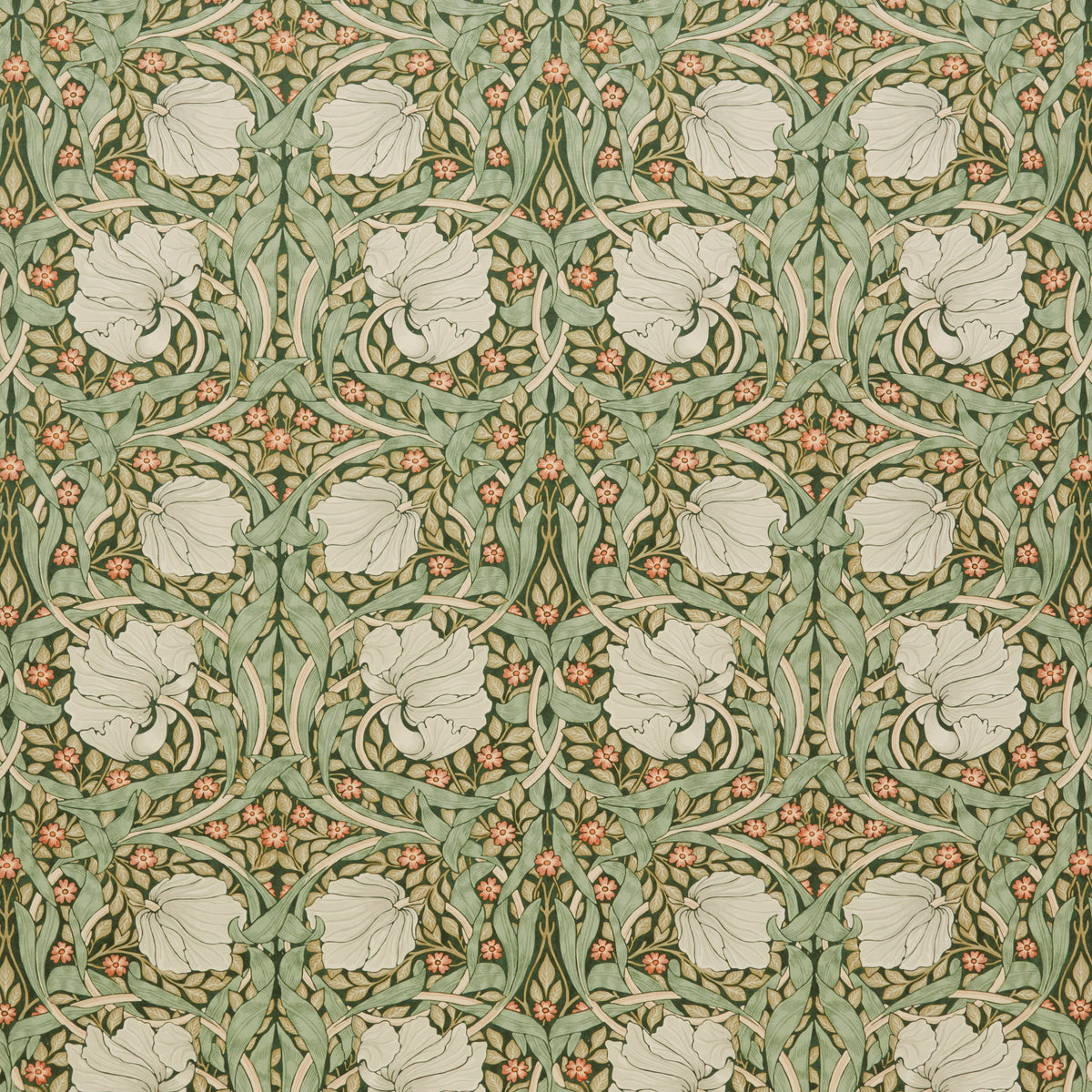 STOUT TEXTILES  UPHOLSTERY,VELVET TRADITIONAL, FLORAL HUNTER   - 7871-4