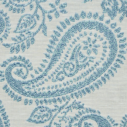 SCHUMACHER  NEW TRADITIONAL MILENA PAISLEY PATTERN WOVENS PATTERN WOVENS SKY   - 78721