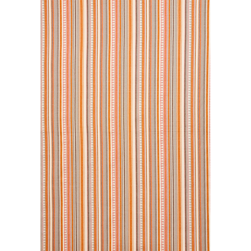 SCHUMACHER  OPEN SKY ZUNI STRIPE PATTERN WOVENS PATTERN WOVENS ORANGE , PINK   - 78732