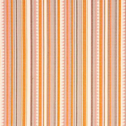 SCHUMACHER  OPEN SKY ZUNI STRIPE PATTERN WOVENS PATTERN WOVENS ORANGE , PINK   - 78732