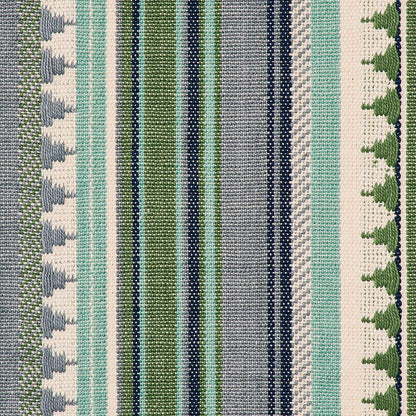 SCHUMACHER  OPEN SKY ZUNI STRIPE PATTERN WOVENS PATTERN WOVENS AQUA   - 78733