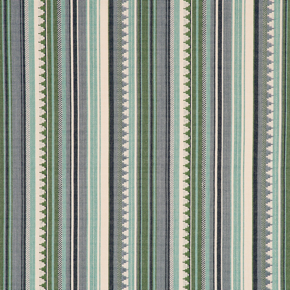 SCHUMACHER  OPEN SKY ZUNI STRIPE PATTERN WOVENS PATTERN WOVENS AQUA   - 78733
