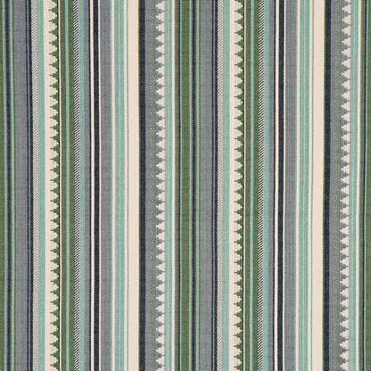 SCHUMACHER  OPEN SKY ZUNI STRIPE PATTERN WOVENS PATTERN WOVENS AQUA   - 78733