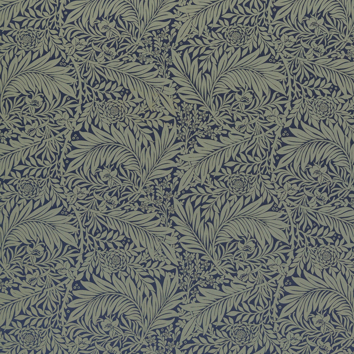 STOUT TEXTILES  MULTIPURPOSE,WOVENS TRADITIONAL, FLORAL NAVY   - 7876-2