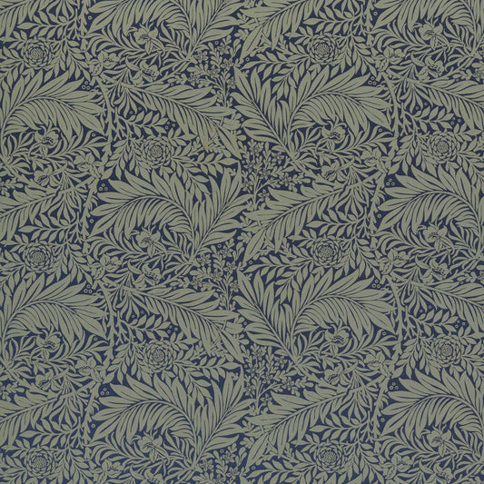 STOUT TEXTILES  MULTIPURPOSE,WOVENS TRADITIONAL, FLORAL NAVY   - 7876-2