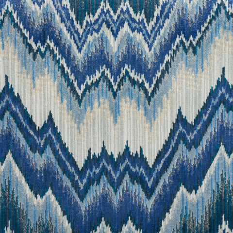 SCHUMACHER  EARTH AND SKY BEZIQUE FLAMESTITCH VELVET   Lapis   - 78792