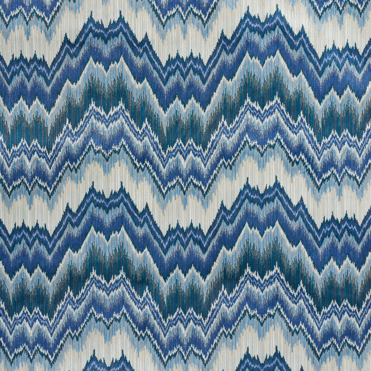 SCHUMACHER  EARTH AND SKY BEZIQUE FLAMESTITCH VELVET   Lapis   - 78792